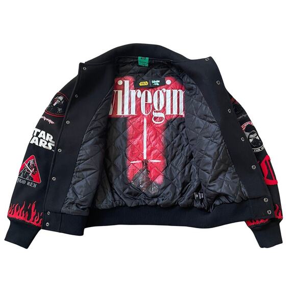 NWT Civil Regime x Star Wars Varsity Letterman JacketKylo Boxed Collectors M